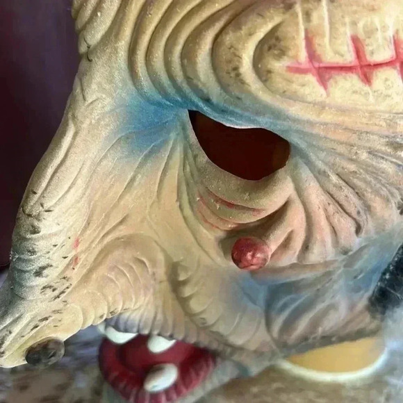 Vintage Topstone Mask Old Man Witch Ghoul Halloween Horror USA Danbury, CT 70s - Picture 4 of 8